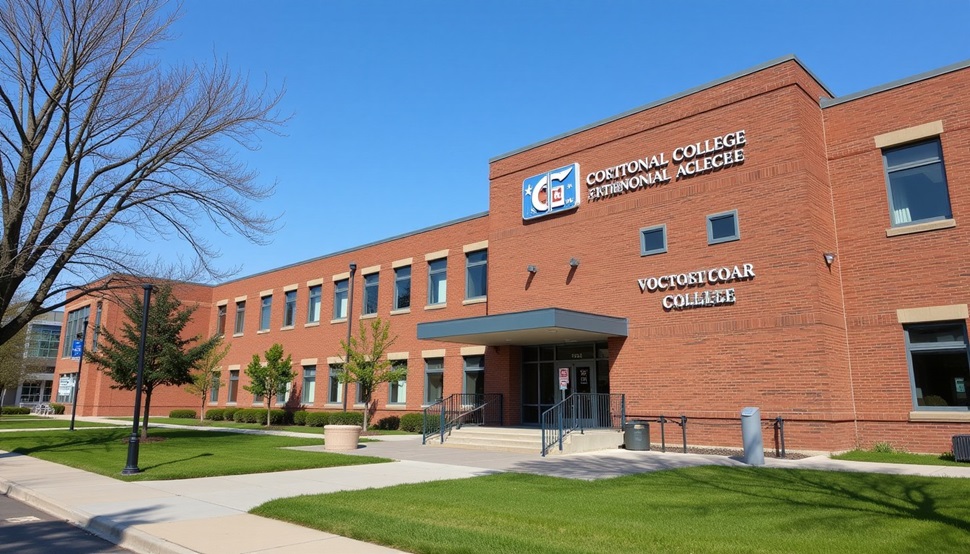 outside view of a college building