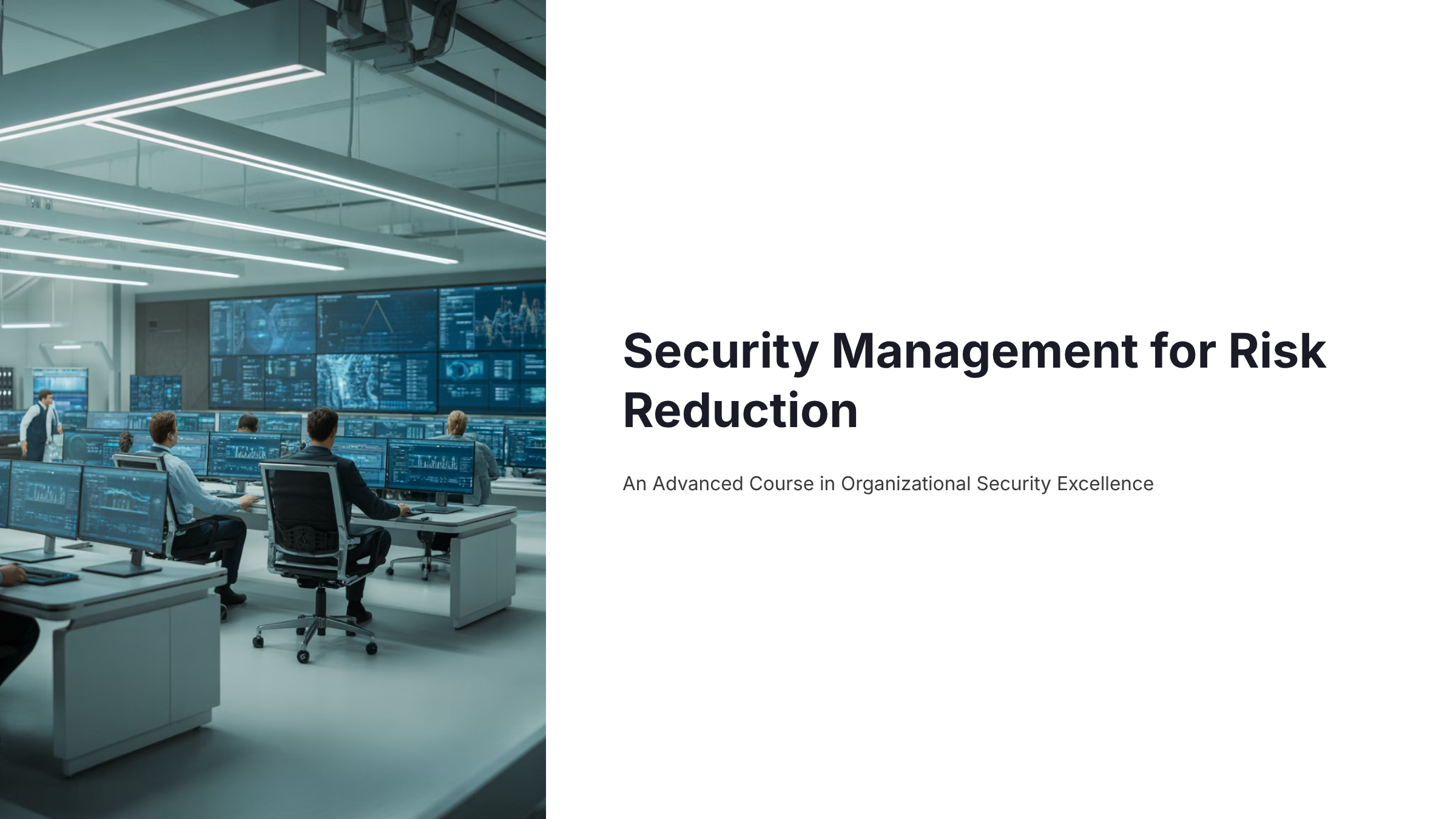 1_Security-Management-for-Risk-Reduction 1_Security-Management-for-Risk-Reduction